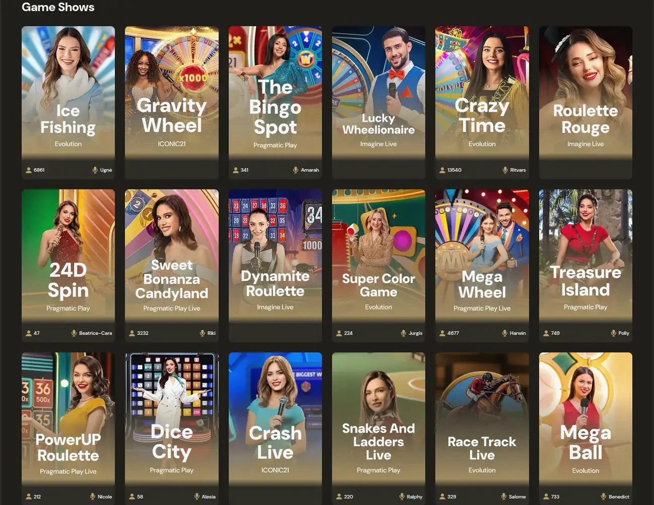 Royal Casino interfaccia mobile con slot e live casino